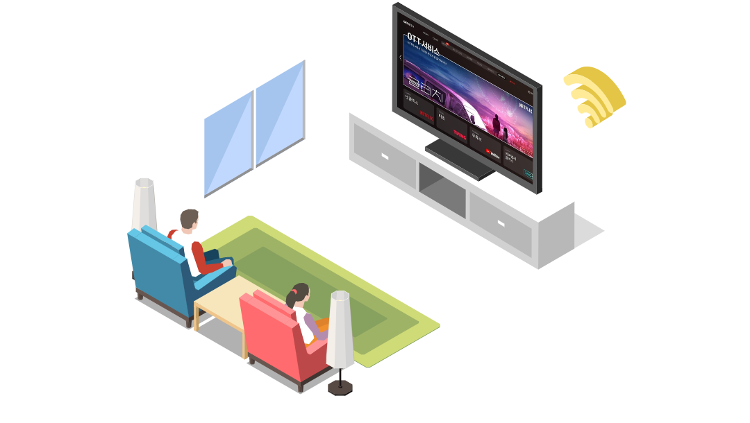 IPTV�� ���� ���� TV�� ���������� �����ϸ�, �δ���� �ո����� ���񽺸� �����մϴ�.